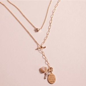 Catbird 1976 Lariat Toggle Solid 14k Gold Necklace